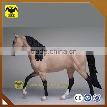 Garden decoration fiberglass life size horse statues