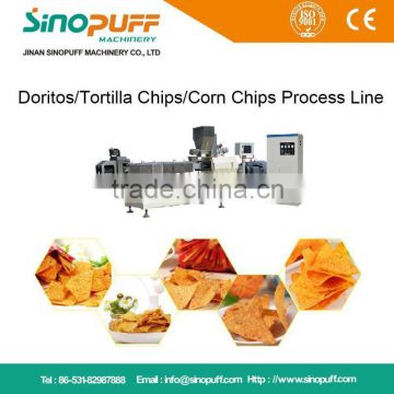 120kg/h capacity automatic corn chips equipment