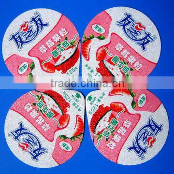 specific die-cut lids foil for yogurt cup