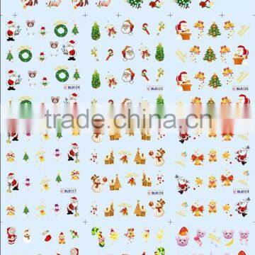 2015 HOT Sell BLE Series Christmas Water Transfer Decals Christmas Nail Rrt Sticker photo-2
