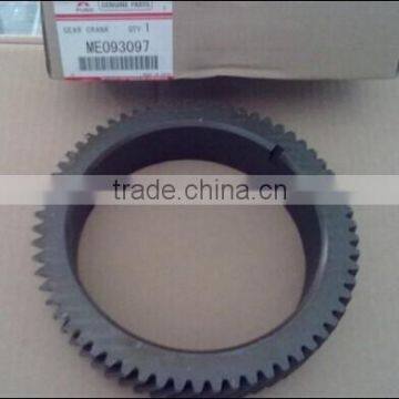 Excavator MITSUBISHI 6D24 engine crankshaft gear ME093097 for SK450/SK450-6
