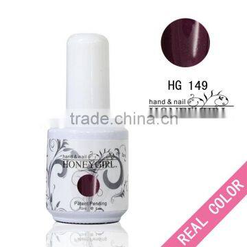 Good quality last 28days professional soak off uv nail color gel polish