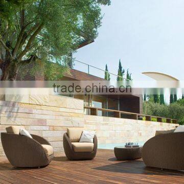 Simple Rattan Furniture - balcony Sofa with canopy