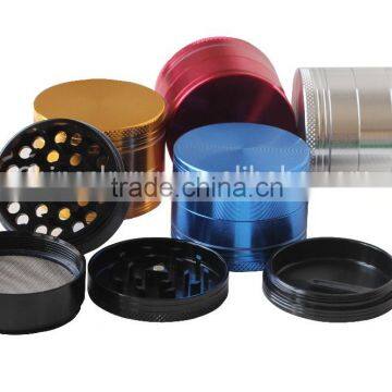 2.2 inch aluminum crusher herb tobacco and spice grinder