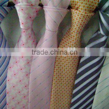 printed silk tie