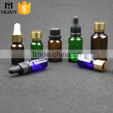 5ml to 100ml essential oil amber glass dropper bottle