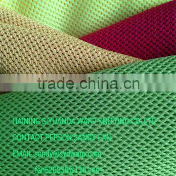 warp knitting mesh fabric for garment.