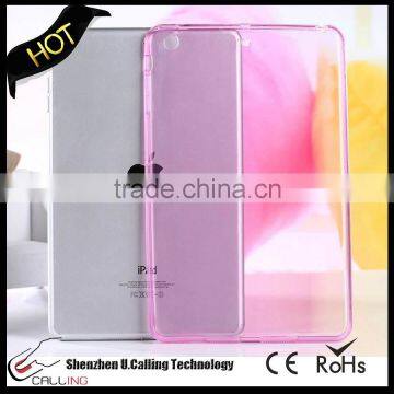 New Arrival For iPad Mini 4 Clear Gel TPU Case