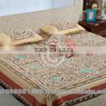 traditional handmade bedspread high qualities embroidered thread work bedspread