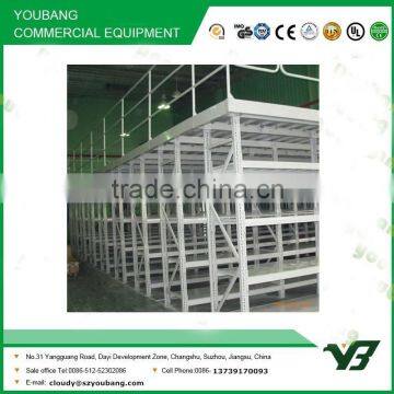 Hot sell best price heavy duty warehouse pallet rack supported steel mezzanine floor /steel platform shelves (YB-WR-C80)