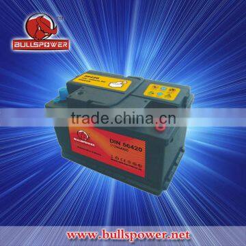 12v 64ah lead acid car batelia battery High Cca