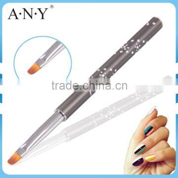 ANY Nail Art Beauty Care Metal Handle High Quality China Nail Brushes UV Gel