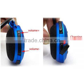 Neckband Mini Wireless Sport Bluetooth Headset/headphone Music Stereo Bluetooth Earphone SD Card Slot photo-3