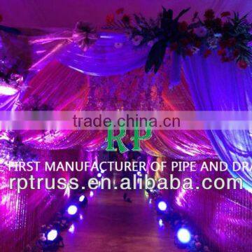 Wedding deco- pipe, drape curtain backdrop