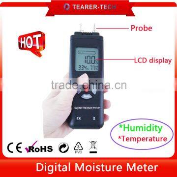 Wholesale cheap electronic wood/building material moisture meter temperature detector TL-700