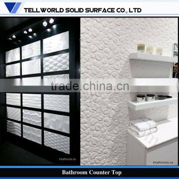 6mm Solid Surface Acrylic Glacier White Corian Milled Panel