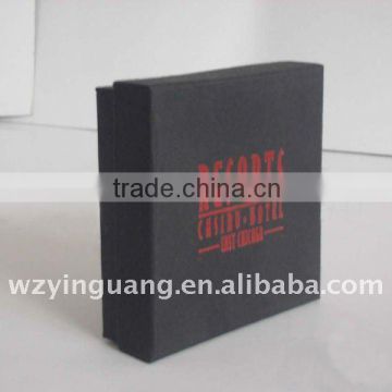 Black paper gift boxes for jewelry