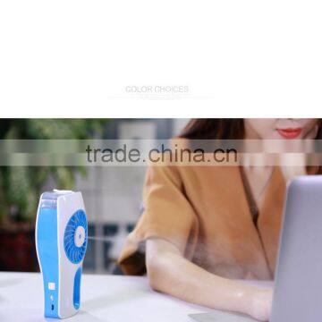 Portable USB Mini Concise Fishion Strong Practicability Misty Cooling Hydrating Fan Air conditioning Humidifier for Summer Kids