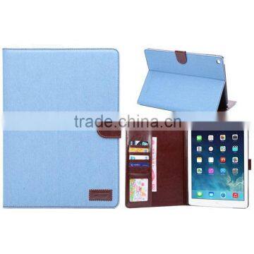 Jeans pattern leather case for iPad air 2