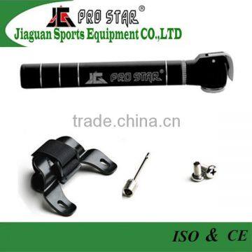 Black Aluminum Mini alloy hand bicycle air pump JG-1040