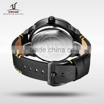 WEIDE Watch Men 2016 Multiple Time Zone Sports Watch Stainless Steel Back Water Resistant Watch photo-6