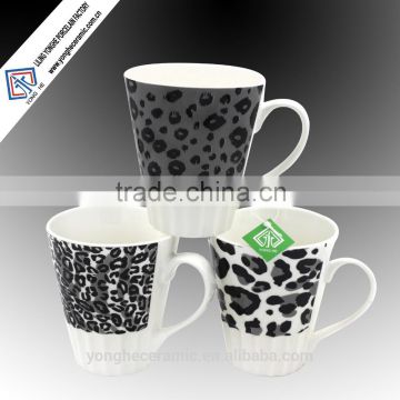 2015 New Arrival 12oz whiter porcelain coffee mug with printing