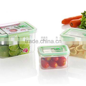 3pcs rectangular shape airtight food container set