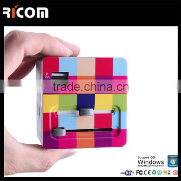 Full printing universal travel adapter with usb charger for gift-UC310-Shenzhen Ricom