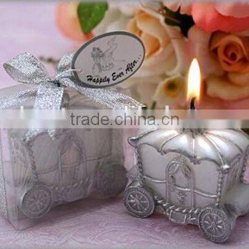 Wedding Happily Ever After Carriage Candle