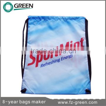 Full Printing 210D Drawstring Bags China