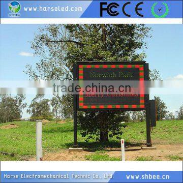 Wireless control Outdoor double color digital led display
