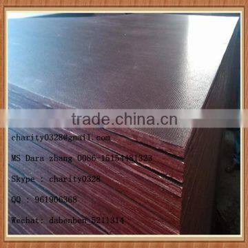 China Shandong Manufacturer 12mm anti slip wire mesh film faced plywood