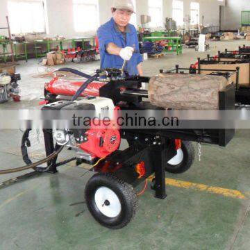 hot selling 45ton 610mm horizontal and vertical diesel engine wood splitters with take-off for sale