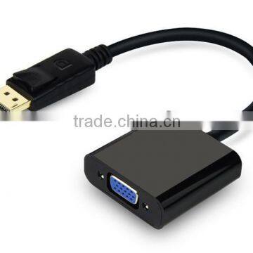 Wholesale DP to VGA, DisplayPort to VGA adapter cable male to female