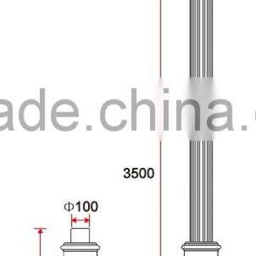 A057 Classic Outdoor Lighting Rectangular Lamp Base photo-3