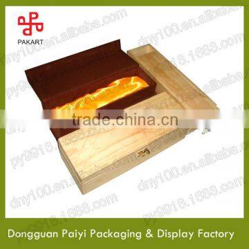 wooden wine bottle box
