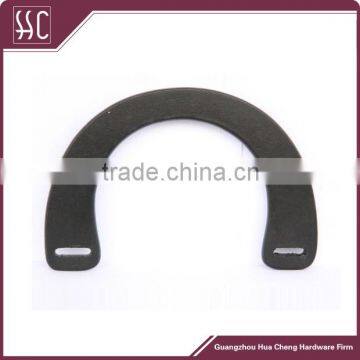 China black wooden handle,new design wooden material handle for handbag,top layer wholesale