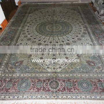 persian carpet iranian qum design handmade silk carpet factory whosale