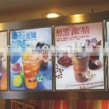 milk tea shops window advertising LED light frame