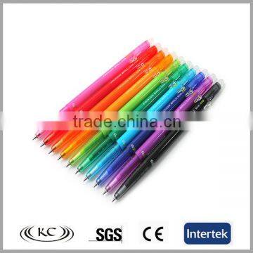 China factory latest free samples gel pen set gillter gel pen