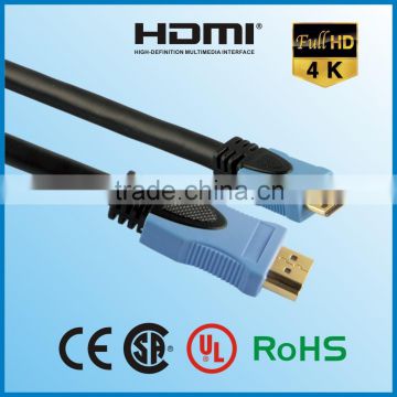 2015 newest factory wholesale mini hdmi cable ultra hd 4k 2160p gold