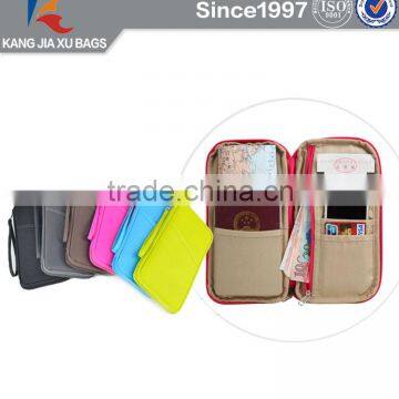 Customed wholesale passport cover waterproof nylon OEM logo