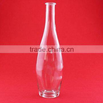 low cheap glass material bottles ice wine bottles 700ml aluminum metal cap bottles