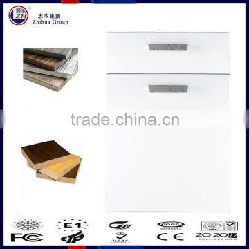 zhuv high gloss white pvc cabinet door for kitchen cabinets