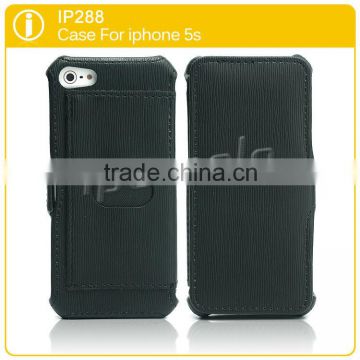 Heat treatment mobile phone flip cover case For Apple Iphone 5s