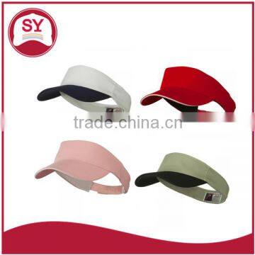 Custom trendy look Sun visor with piping on the bill