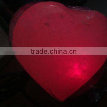 USB Salt Lamp Heart Shape