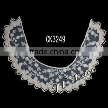 2014 cotton crochet collar lace,100% cotton lace collar CK3249