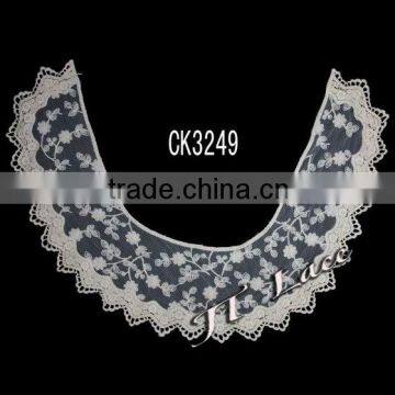 2014 Cotton Crochet Collar Lace,100% Cotton Lace Collar CK3249