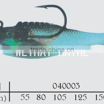 imbeded lead soft shad swimbait